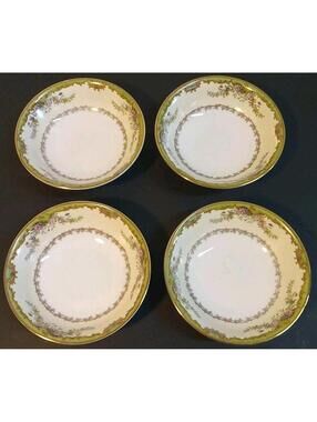 Set of 4 Noritake "Fruit/Dessert/Sauce Bowls" 5.25" Nordich Pattern Discontinued